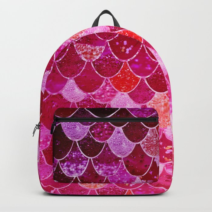 pink mermaid backpack