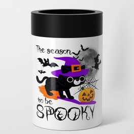 Halloween season spooky cat decoration Can Cooler