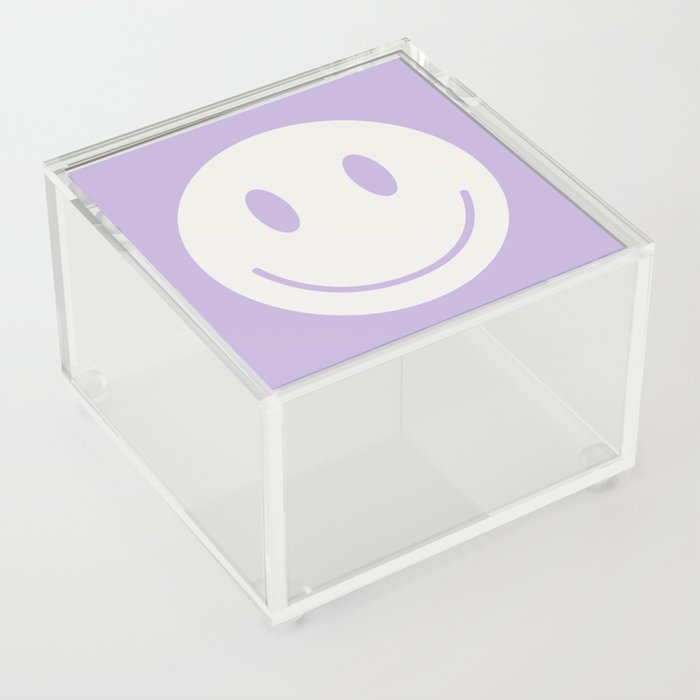 Happy Thoughts Lavender Acrylic Box