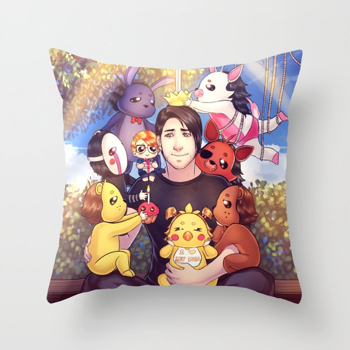 Party Aminal Throw Pillow for Sale by RadikalChikken