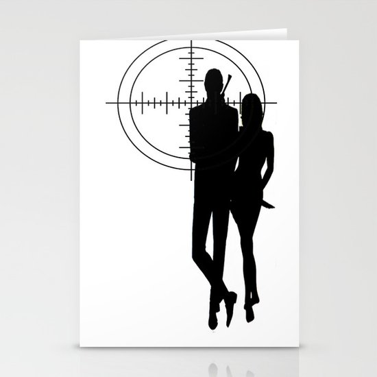 Double Oh Target... Stationery Cards