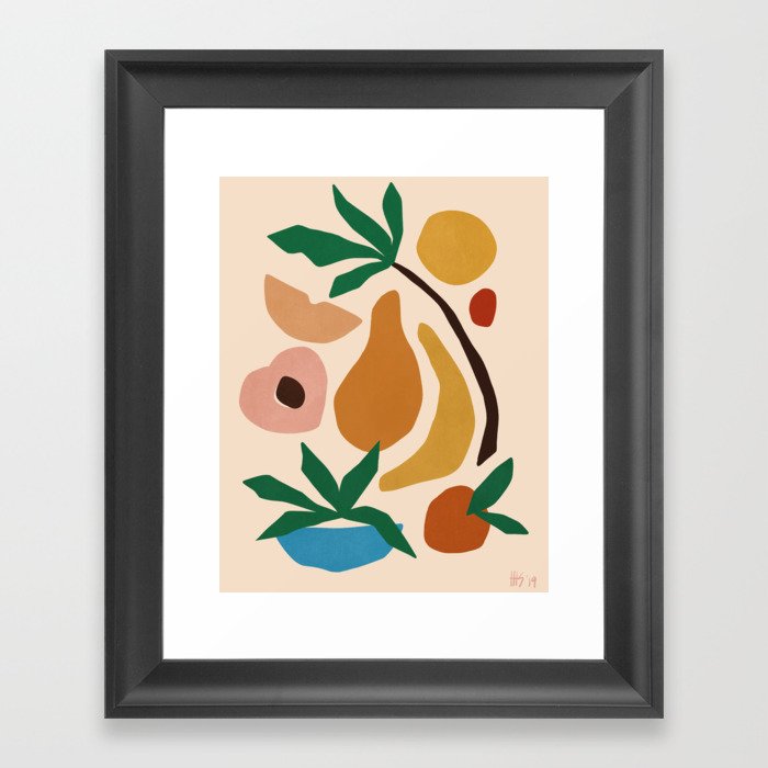 Fruit salad Framed Art Print