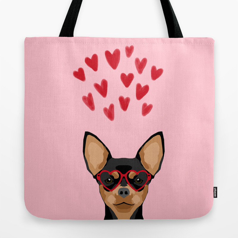 Cotton Bag for life Dog gifts- Small dog Chihuahua tote