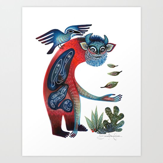 The Gardener Art Print