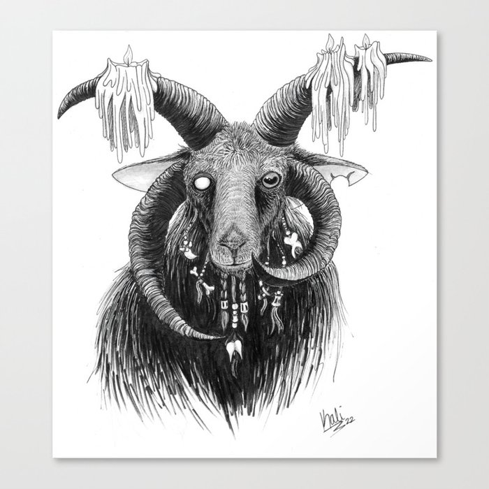 Jacob Sheep Canvas Print