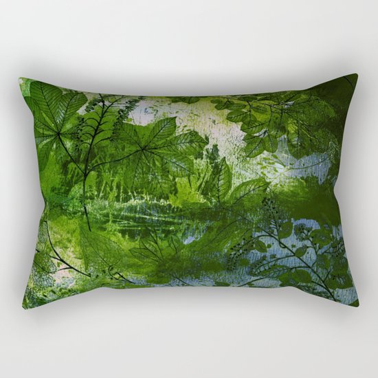 by the lake Rectangular Pillow