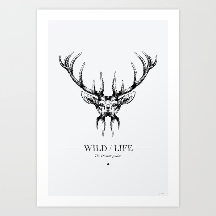 WILD LIFE / The Damatopsidae Art Print