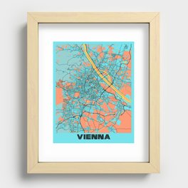 Vienna city Recessed Framed Print