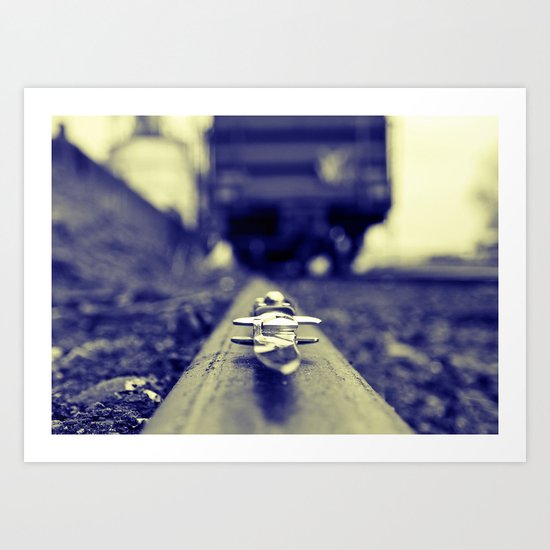 Switchblade blurism Art Print