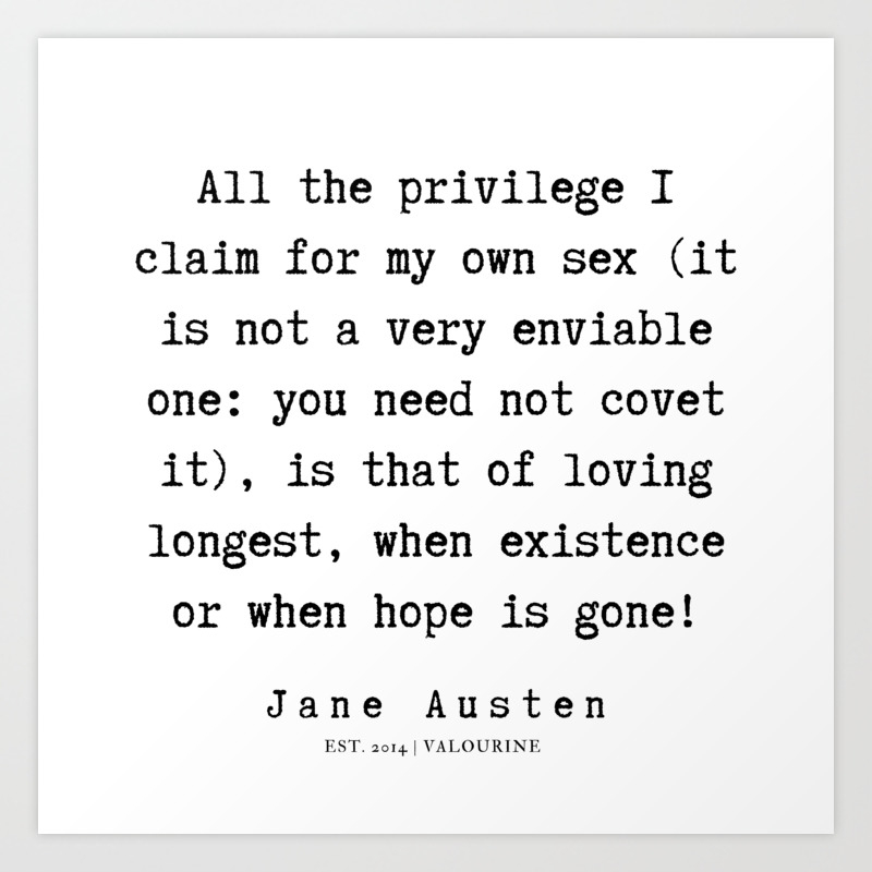 63 Jane Austen Quotes 190722 Art Print By Quotes And Sayings Society6