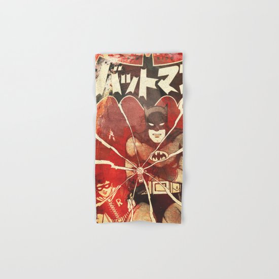 Bat Man (Manga) Hand & Bath Towel