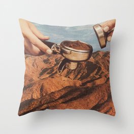Barista Coffee County Throw Pillow