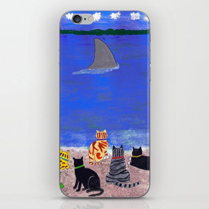 Cats on the Beach iPhone Skin