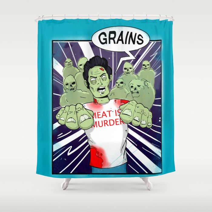 Once a vegetarian... Shower Curtain