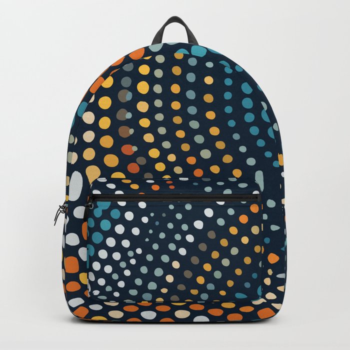 Dotted Contemporary Colors Minimal Pattern Backpack
