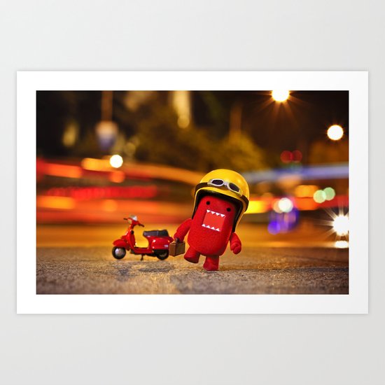 In The City Art Print