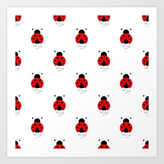 Ladybugs Art Print