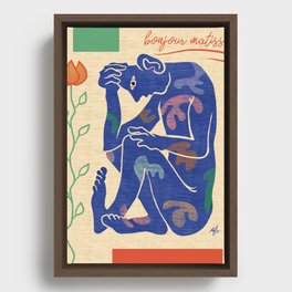 Bonjour Matisse Framed Canvas