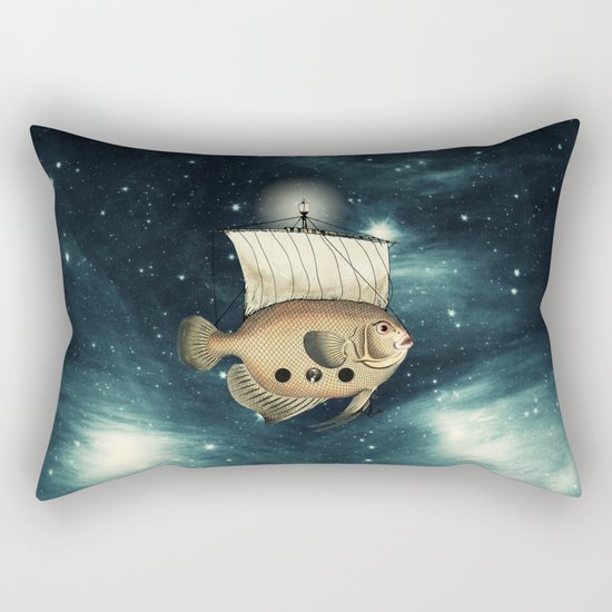 5 Weeks in A Yellow Fish Rectangular Pillow