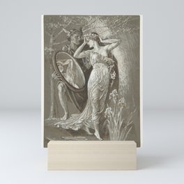 The Mirror of Venus, or L'Art et Vie (Art and Life) ca. 1890 by Walter Crane. Original from The MET Mini Art Print