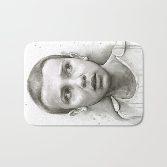 Stranger Things Eleven Portrait Upside Down Bath Mat