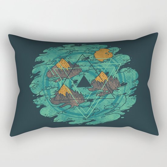Amidst the Mist Rectangular Pillow