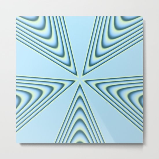 Linear Waves in MWY 01 Metal Print