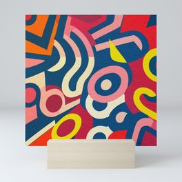 Abstract Summer Colorful Art Mini Art Print