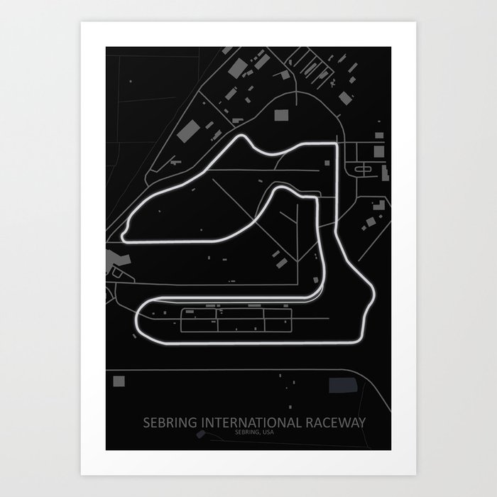 Sebring International Raceway Art Print