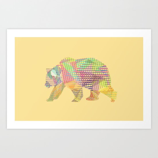 Grizzly Bear Art Print