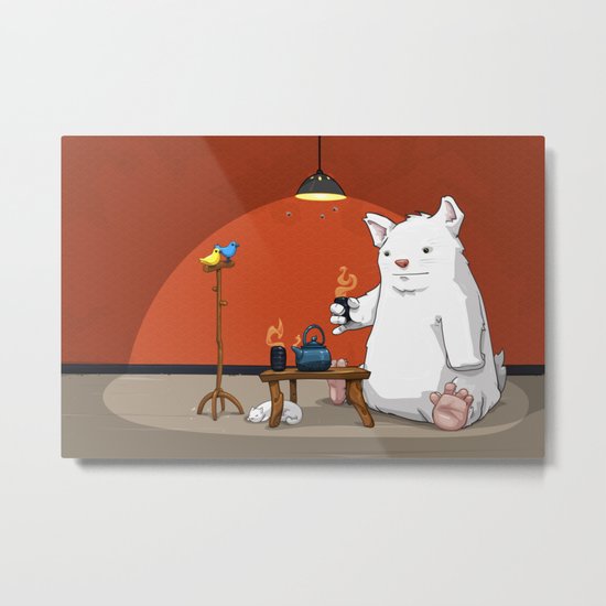 Tea for Three Metal Print