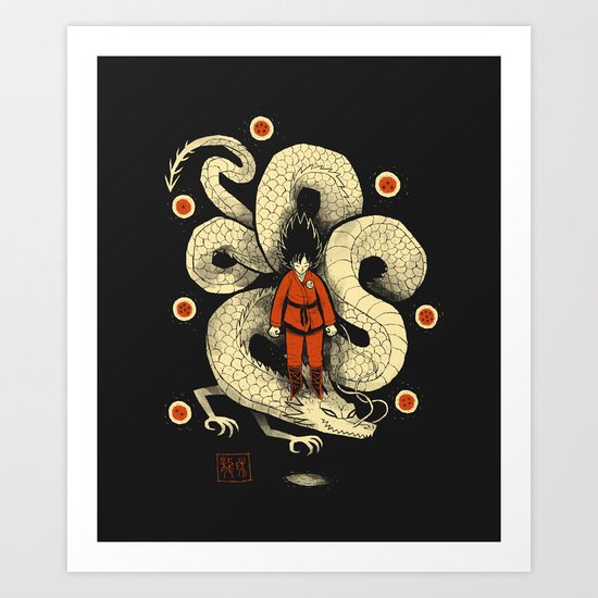 dbz Art Print