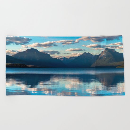 On The Mountainside Beach Towel