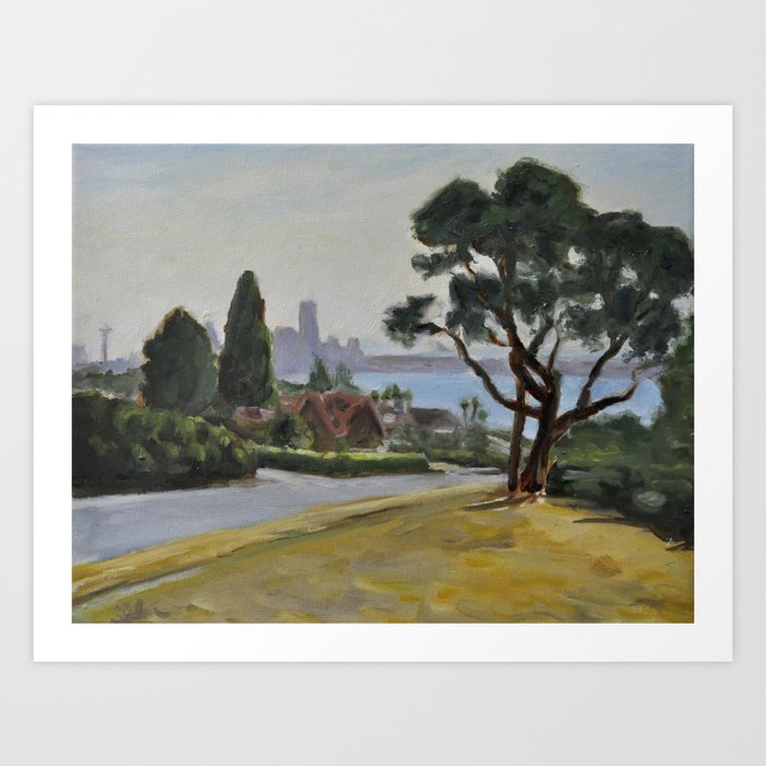 Magnolia Boulevard Art Print