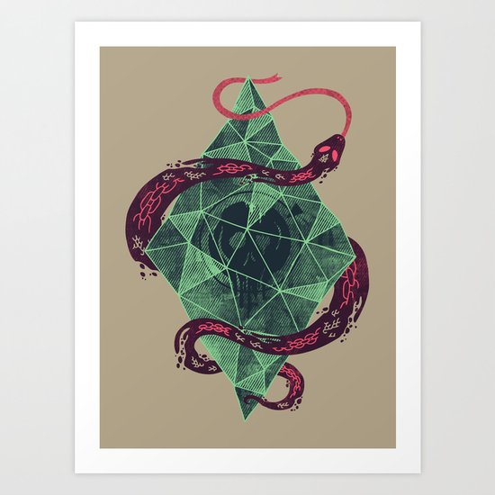 Mystic Crystal Art Print