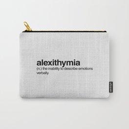 Alexithymia Carry-All Pouch