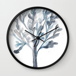 Watercolour Tree 5 |Modern Watercolor Art | Abstract Watercolors Wall Clock