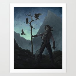 Aapex & the Ravens Art Print