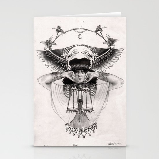 L I B R A Stationery Cards