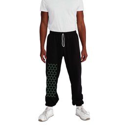 Honeycomb (Olive & White Pattern) Sweatpants