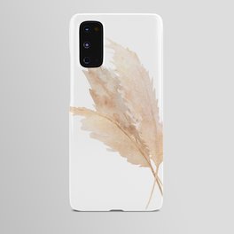 Pampas grass in watercolor Android Case