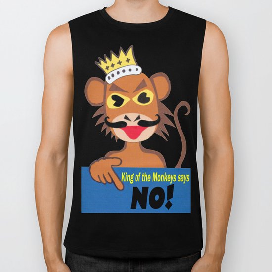 Monkey king says No! Biker Tank