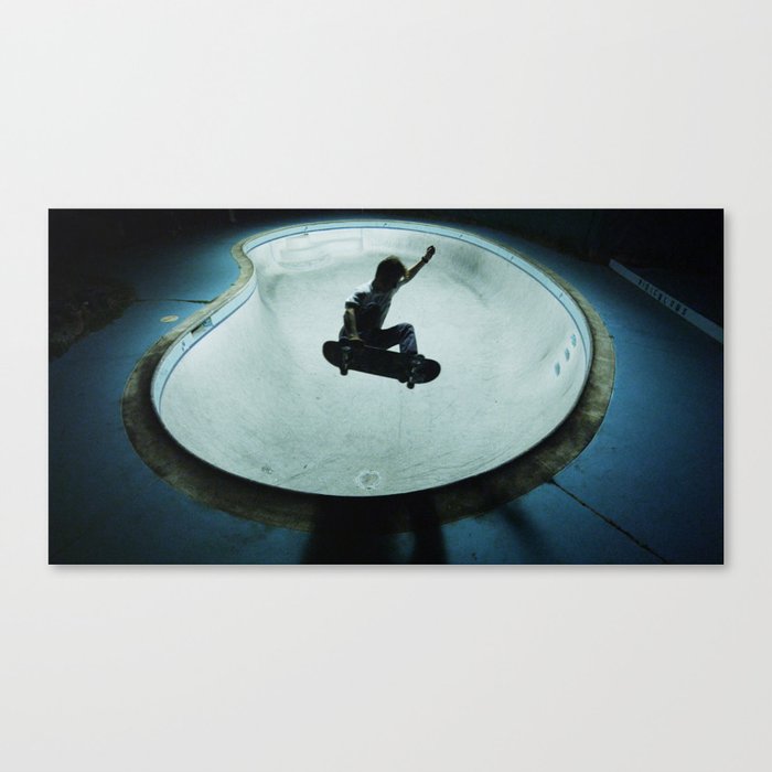 Night Skate Session Canvas Print