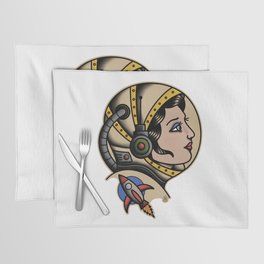 Space Girl Tattoo Placemat