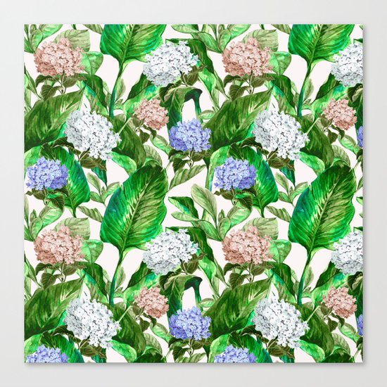 Tropical Garden Canvas Print
