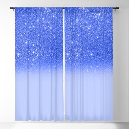 Blue Ombre Blackout Curtain
