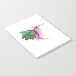 Hummingbird Flower Notebook