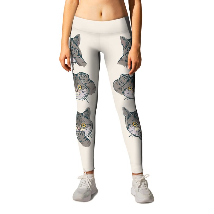 Cat knee leggings shop