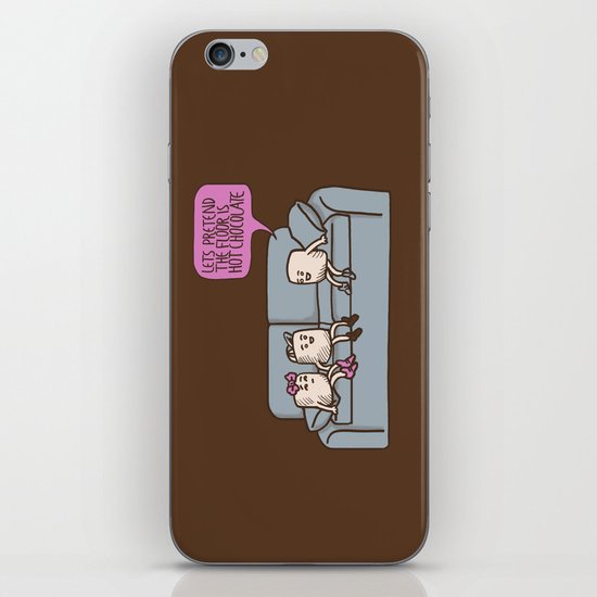 The Floor is Hot Chocolate! iPhone & iPod Skin