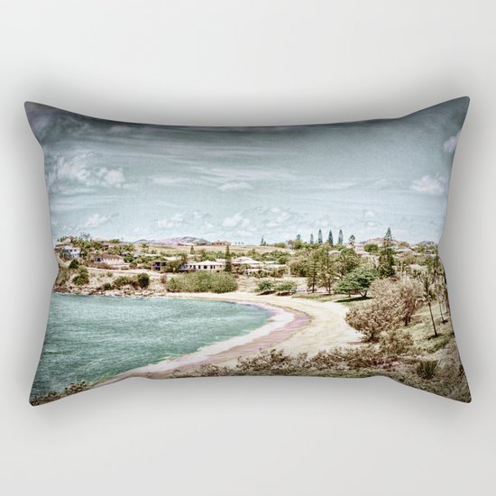 Living by the ocean Rectangular Pillow
